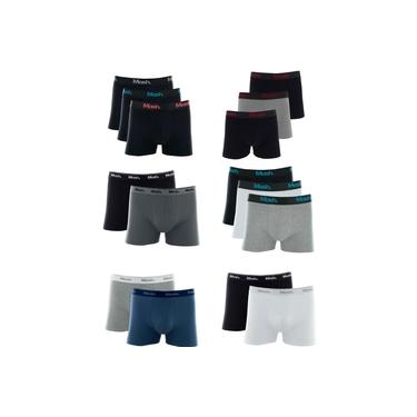 Kit 10 Cuecas Boxer Mash Algodão Cotton Box Original Oferta