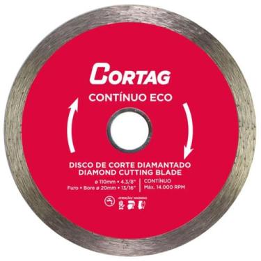 Imagem de Disco Diamantado Contínuo Eco 110 Mm Cortag