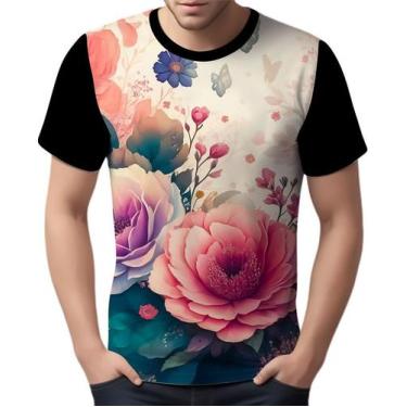Imagem de Camisa Camiseta Estampa Art Floral Flor Natureza Florida 6 - Enjoy Sho