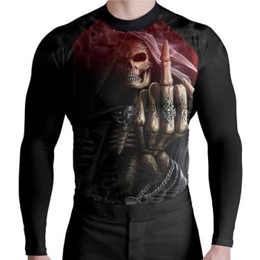 Imagem de Rash Guard Skull Ceifador Middle Finger-Masculino