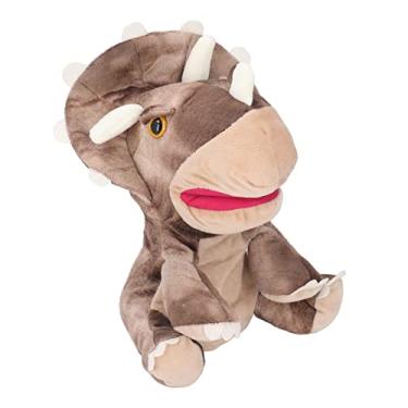 Imagem de Fantoche de Mão, Animal de Fantoche de Mão Fofo para Pré-escola (Café 25cm)
