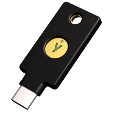Imagem de Yubico - YubiKey 5C NFC - Chave de segurança de autenticação de dois fatores (2FA), conexão via USB-C ou NFC - Proteja suas contas online
