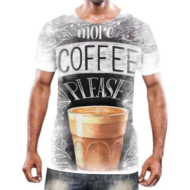 Imagem de Camiseta Camisa Estampas Eu Amo Café Coffee Grãos Arte Hd 10 - Enjoy S