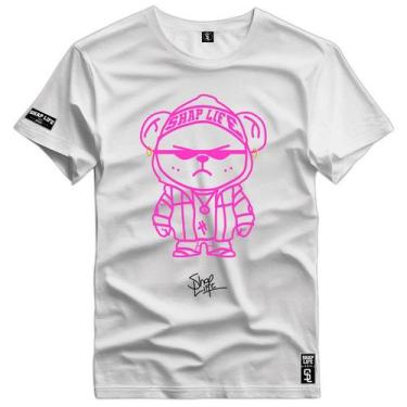 Imagem de Camiseta Coleção Little Bears Urso Pink Style Shap Life