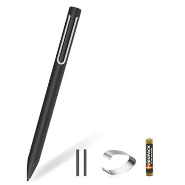 Imagem de Caneta Stylus para Microsoft Surface, Palm Rejection, compatível com Surface Pro X/8/7/6/5/4/3, Surface Book 3/2/1, Surface Go 3/2/1, Surface Laptop com sensibilidade de alta pressão 1024 (preto)