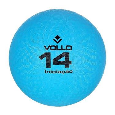 Imagem de Bola Iniciantes Queimada Handebol Tamanho 14 Maciez Impermeável Colorida Vollo