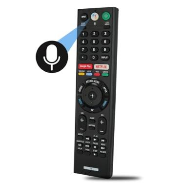 Imagem de Controle remoto de substituição Voice RMF-TX310U compatível com Sony TV, substituição para Sony Bravia OLED LED 4K 8K UHD Smart Android/Google TV