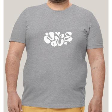 Imagem de Camiseta Plus Size Masculino Algodão Prime WSS Nice-Masculino