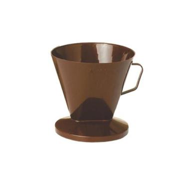 Imagem de Porta Filtro/Coador De Cafe 102 De Plastico Marrom 13X10,5Cm - Erca Pl