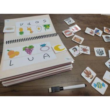 Imagem de Cartilha Aprendendo A Ler Apostila com Letras iniciais e Alfabeto Pala