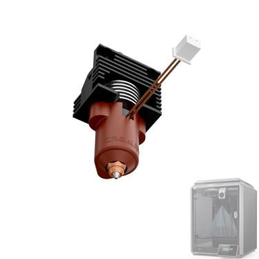 Imagem de Kit de bloco de aquecimento de cerâmica Creality atualizado série K1 — Kit de bocal de troca rápida, alta condutividade térmica, resistência a altas temperaturas de 300 °C, acessórios de impressora 3D