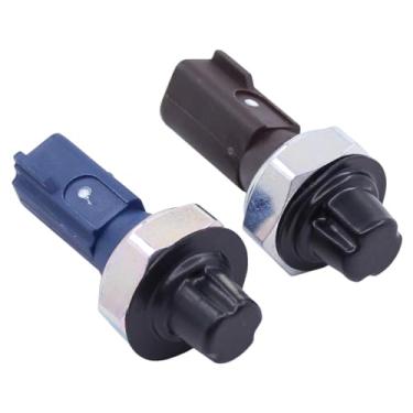 Imagem de ApplianPar Sensor de pressão de óleo do motor para Audi A4 Q5 TT para VW Jetta 2 peças marrom e azul
