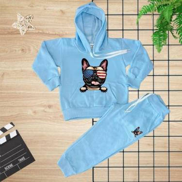 Imagem de Conjunto infantil moletom - Mc kids, Azul, 2