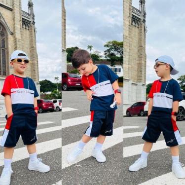 Imagem de Conjunto Masculino infantil Kvani Joy para crianças de 2 ao 12 anos, A