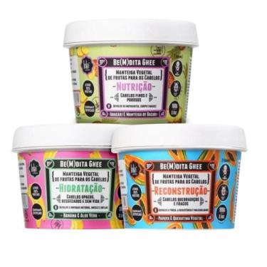 Imagem de Lola Be(m)dita Ghee Manteiga Vegetal Kit Cronograma 100g