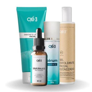 Imagem de Kit Profissional Antiacne com Ozônio Ativo uso Diário Oxi3 - Oxi-3