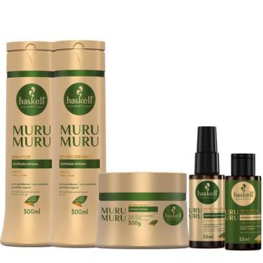 Imagem de Kit Murumuru Haskell Cabelos Muito Secos 5 Itens 0% Parabeno