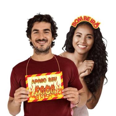 Imagem de Kit Tiara Plaquinhas Divertidas Carnaval Bloquinho - 01 Unid - piffer,