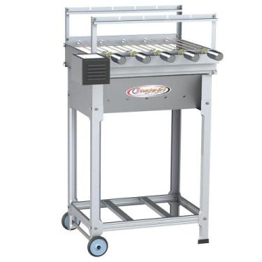 Imagem de Churrasqueira com Espeto Giratório 5 Espetos Itajobi Itagrill com Cabo