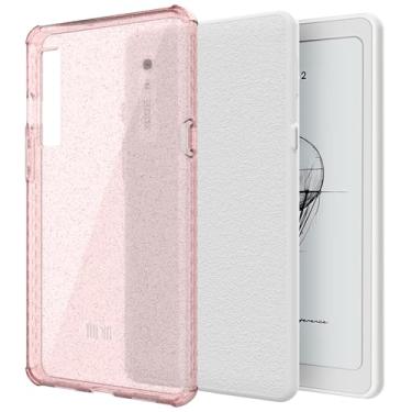 Imagem de TUDIA SKN Capa traseira transparente projetada para Onyx Boox Palma 2, [cantos reforçados] à prova de choque, fino, antiamarelamento, gel de silicone, transparente, leve, aderência, TPU (purpurina