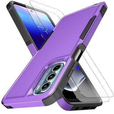 Imagem de YmhxcY Capa para Moto G Stylus 2022 5G, [proteção contra quedas de grau militar] [antiderrapante] [2 peças de protetor de tela TPE HD] Capa resistente à prova de choque para Motorola Moto G Stylus