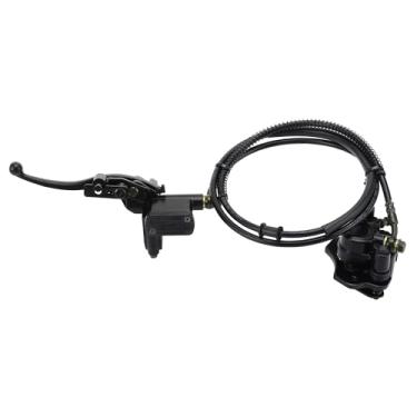 Imagem de WOOSTAR Substituição de montagem de pinça de cilindro mestre de freio a disco traseiro hidráulico esquerdo para Taotao 50cc 70cc 90cc 110cc 125cc Chinese ATV Quad Go Kart Mini Bike