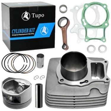 Imagem de Tupo 229cc 68,5 mm cilindro pistão biela kit de reconstrução de extremidade superior compatível com Honda Recon 250 TRX 250 TRX250 TRX250X Sportrax 250 TRX250EX TRX250TE TRX250TM 1997-2024