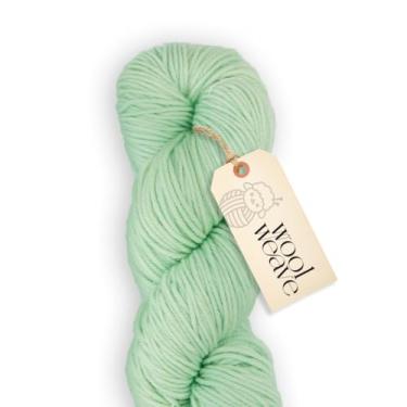 Imagem de Woolweave Fio penteado – 100% fio de lã merino extrafina para tricô e crochê – tingido à mão, ultramacio e quente – novelo de 100 g, 180 metros – lavável na máquina