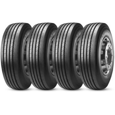 Imagem de Kit 4 Pneu Argantis by Pirelli Aro 22.5 275/80r22.5 149/146M TL M+S 16