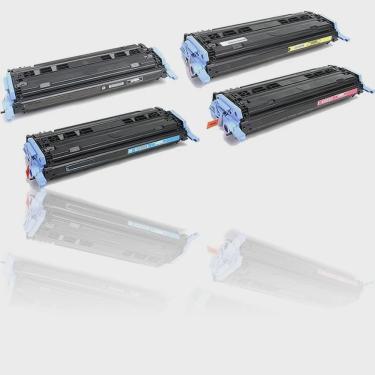 Imagem de Kit 4 Toner Compatível Tankfull Para hp Q6000A Q6001 Q6002 Q6003 cmyk - Compatível para hp 2600 2600N 2605DN CM1015 CM10