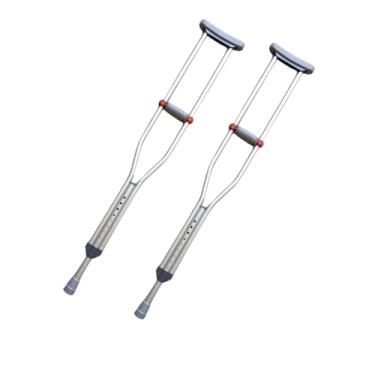 Imagem de Muleta Axilar Par SC60 Tamanho M Suporta 130kg Hidrolight