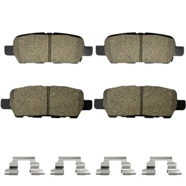 Imagem de D905 Kit de pastilhas de freio traseiras de cerâmica para Nissan 350Z, 370Z, Altima, Juke, Maxima, Murano, Pathfinder, Quest, Sentra, para Infiniti EX35, FX35, EX37, G37, M35, M37, M56, Q50, Q60, Q70