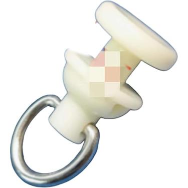 Imagem de 50 ganchos de plástico para trilhos, cortina deslizante de teto, acessórios para sala de estar, quarto, chuveiro, privacidade, faixa e ganchos (B)