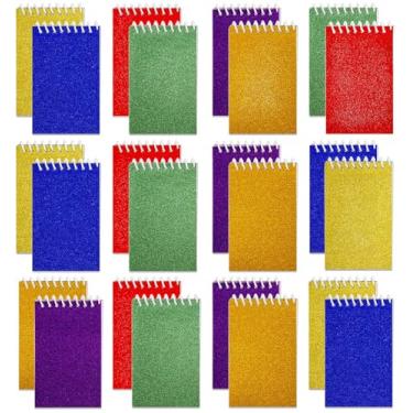 Imagem de Blocos de notas em espiral mini prisma (24) blocos de notas sortidos, tamanho de bolso infantil, para lembrancinhas de festa, sacolas de brindes, presente ou prêmio de Bedwina