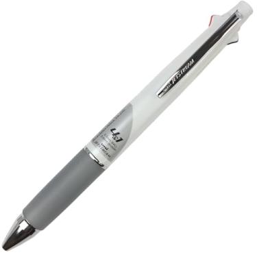 Imagem de uni Caneta esferográfica JETSTREAM 4 e 1 vermelha, verde, azul e preta de 0,7 mm e lapiseira de 0,5 mm (branca)