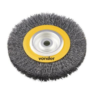 Imagem de Escova circular de aço ondulada 6" x 3/4" x 5/8" vonder