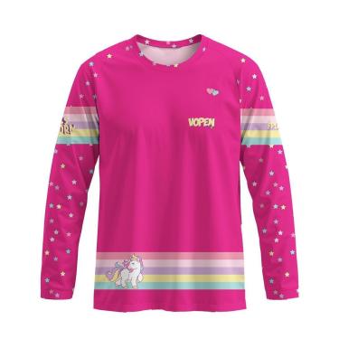 Imagem de Camisa proteção Solar Intantil FPU50+  Unicórnio-Feminino