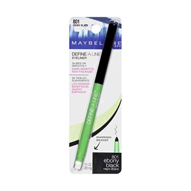 Imagem de Delineador Maybelline Define-A-A, preto ébano [801], 1 unidade (pacote com 2)