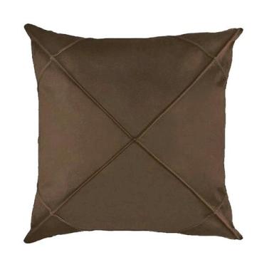 Imagem de Capa para Almofada Drapeada em Veludo Quadrada 60x60 com Enchimento Vá
