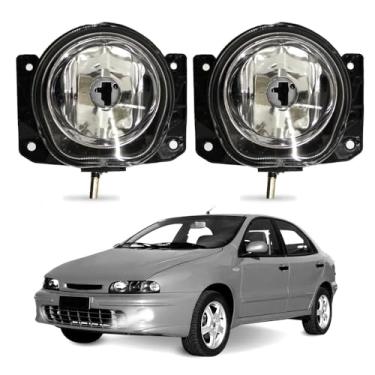 Imagem de Par Farol de Milha para Brava 1999 a 2003 Farolete Auxiliar Neblina