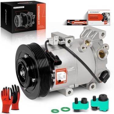 Imagem de A-Premium Compressor de ar condicionado com embreagem compatível com Kia Soul 2014-2019, Forte5 Forte Koup 2014-2016 e Hyundai Elantra 2017-2018 1.6L