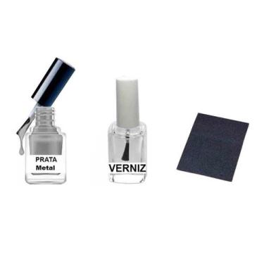 Imagem de Tinta Retoque Tira Risco Carro Hyundai - Prata Metal - Jhow Adesivos