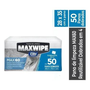 Imagem de Pano De Limpeza Maxwipe Max60 50 Folhas - Elite - Blaunox