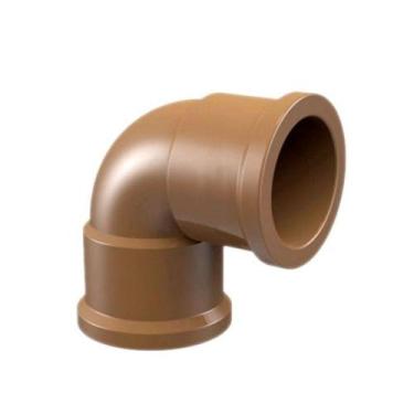 Imagem de Joelho 90 Soldável 25mm x 3/4 " Marrom Amanco