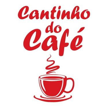 Imagem de ADESIVO CANTINHO DO CAFÉ DECORATIVO Parede Barril Tonel Cozinha Porta Cafeteria área gourmet (VERMELHO, 30X40CM)