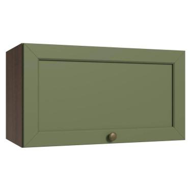Imagem de Armário Aéreo 60 Cm 1 Porta Basculante Rustic/verde Vik Madesa Rustic/verde