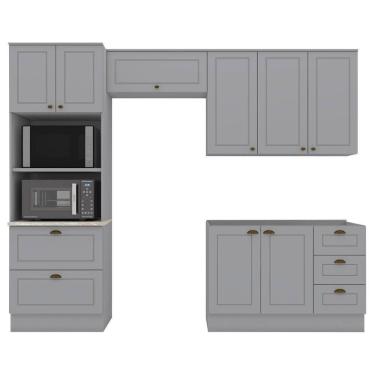 Imagem de Cozinha Modulada 4 Pecas 272 Cm Ce373 Americana Henn
