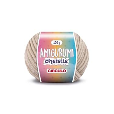 Imagem de Linha Amigurumi Chenille - Circulo - 100g - 110 metros - 909 TEX (7062-Amendoim)