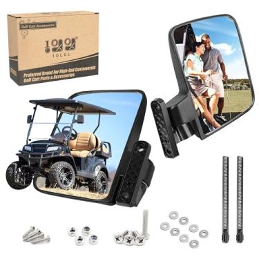 Imagem de Carrinho de golfe universal 10L0L Convex retrovisor lateral dobrável para carro de clube, EZGO, Yamaha