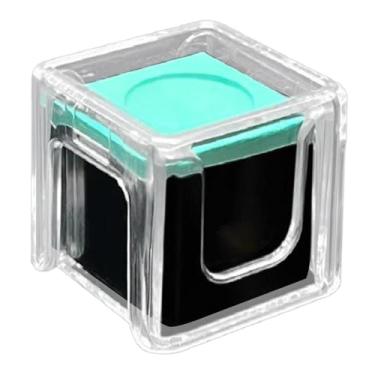 Imagem de YIJU Taco de bilhar, giz, taco de bilhar, de snooker prático, acessórios de ponta, alto desempenho para uso em torneios, casa, Verde